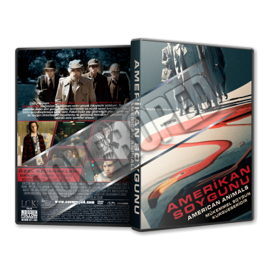 Amerikan Soygunu - American Animals 2018 Türkçe dvd Cover Tasarımı